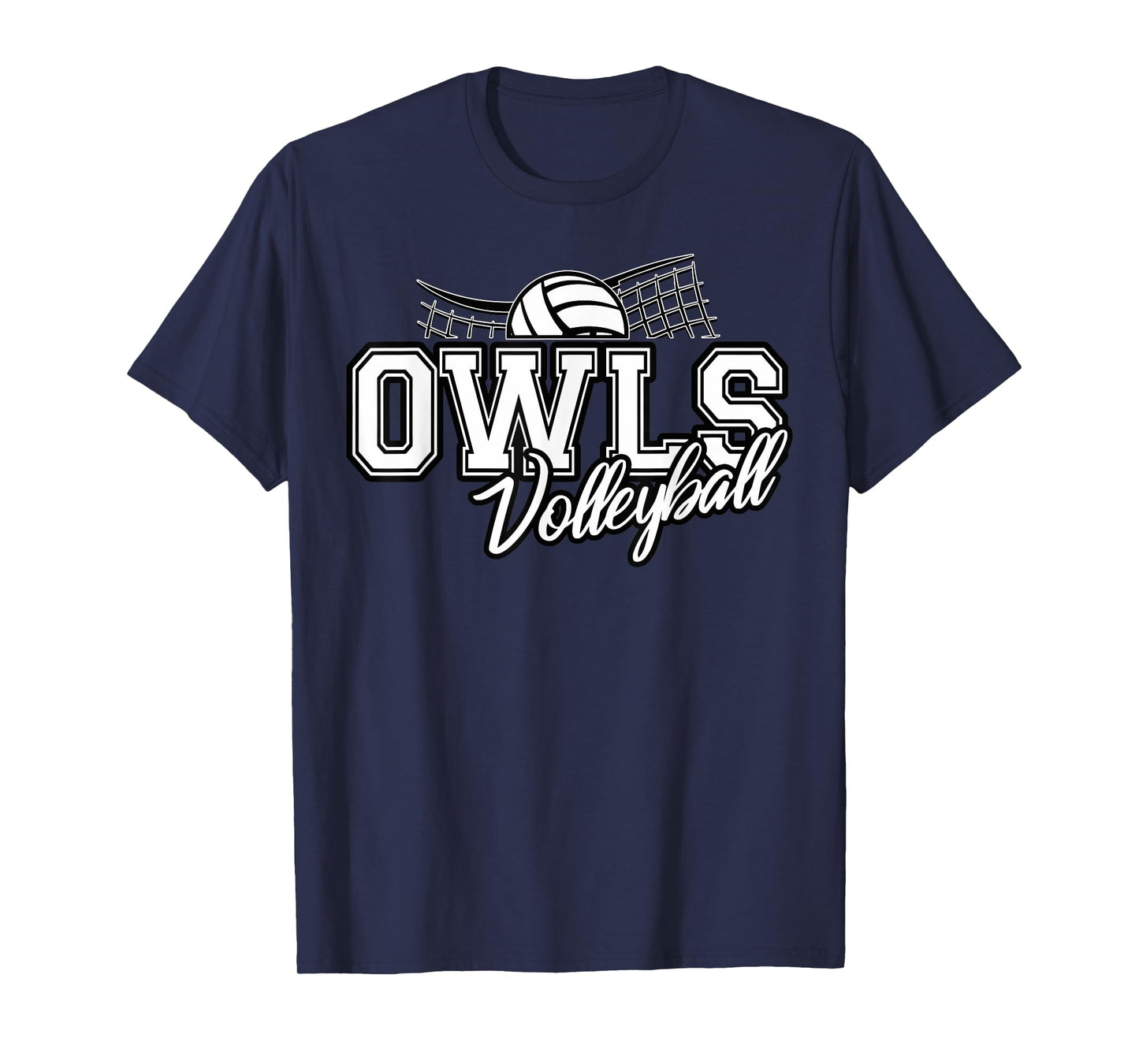 Owls Volleyball Back to School Spirit T-Shirt