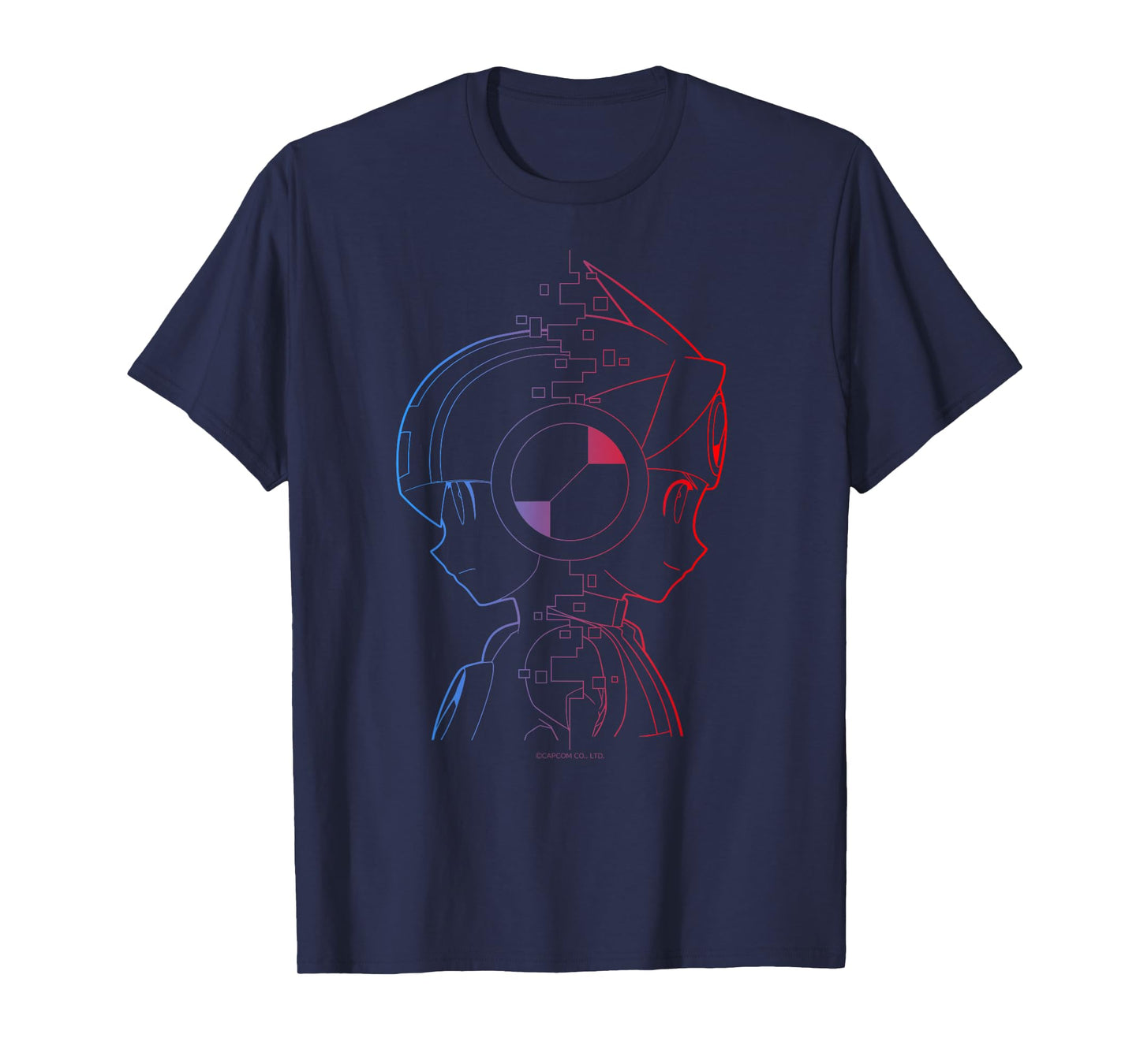 MEGA MAN BATTLE NETWORK MegaMan & Lan T-Shirt