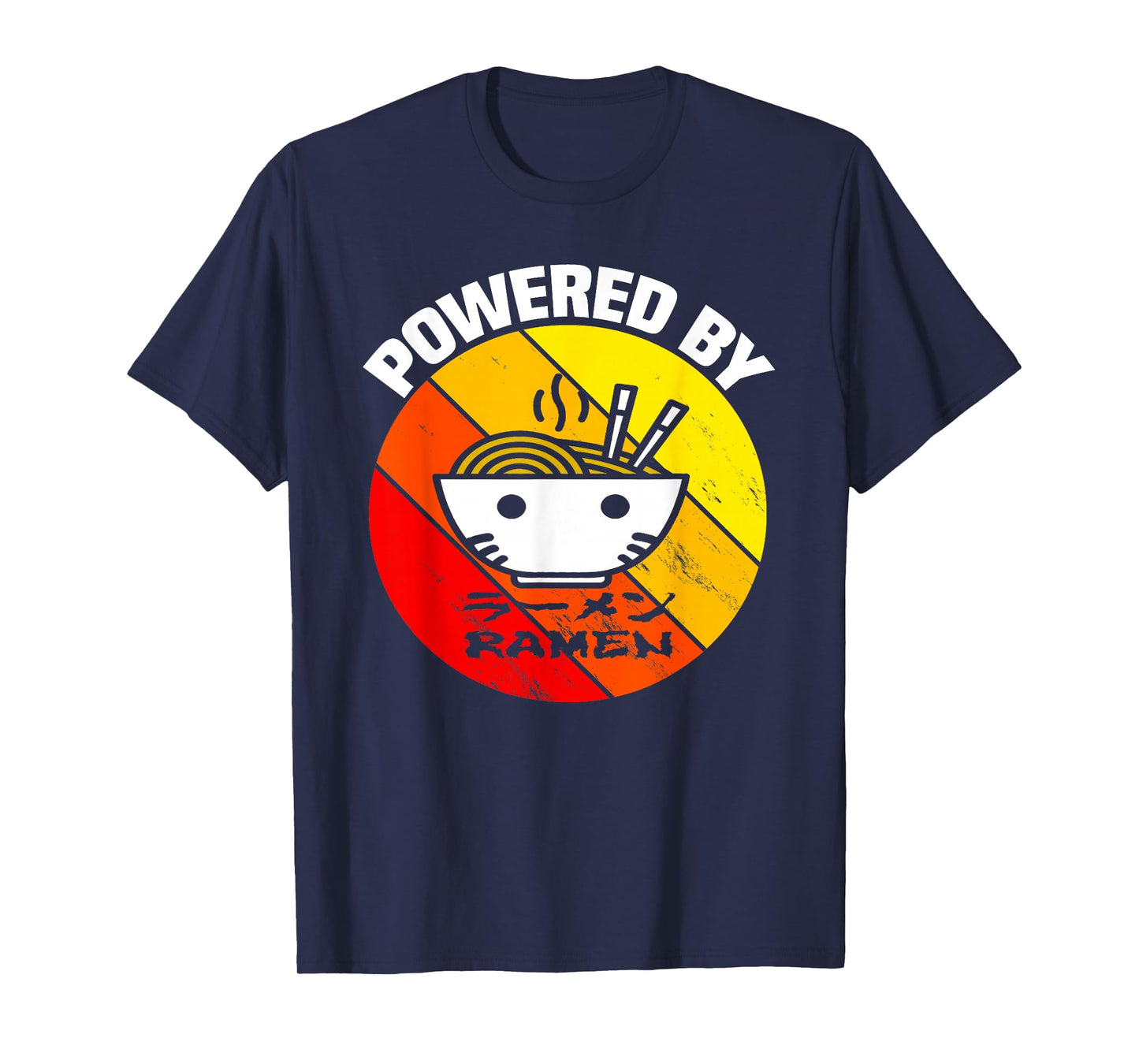 Vintage Powered by Ramen - Ramen Noodle Soup T-Shirt