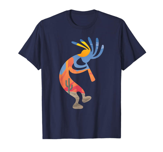 Dancing Southwestern USA Kokopelli Symbol T-Shirt