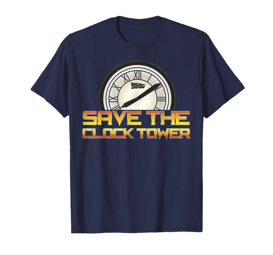Back to The Future Save The Clock Tower T-Shirt