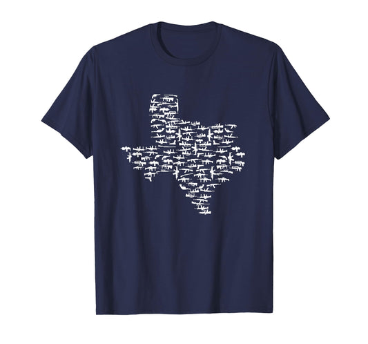 State of Texas Made Out of Guns T-Shirt