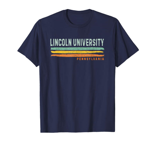 Vintage Stripes Lincoln University PA T-Shirt