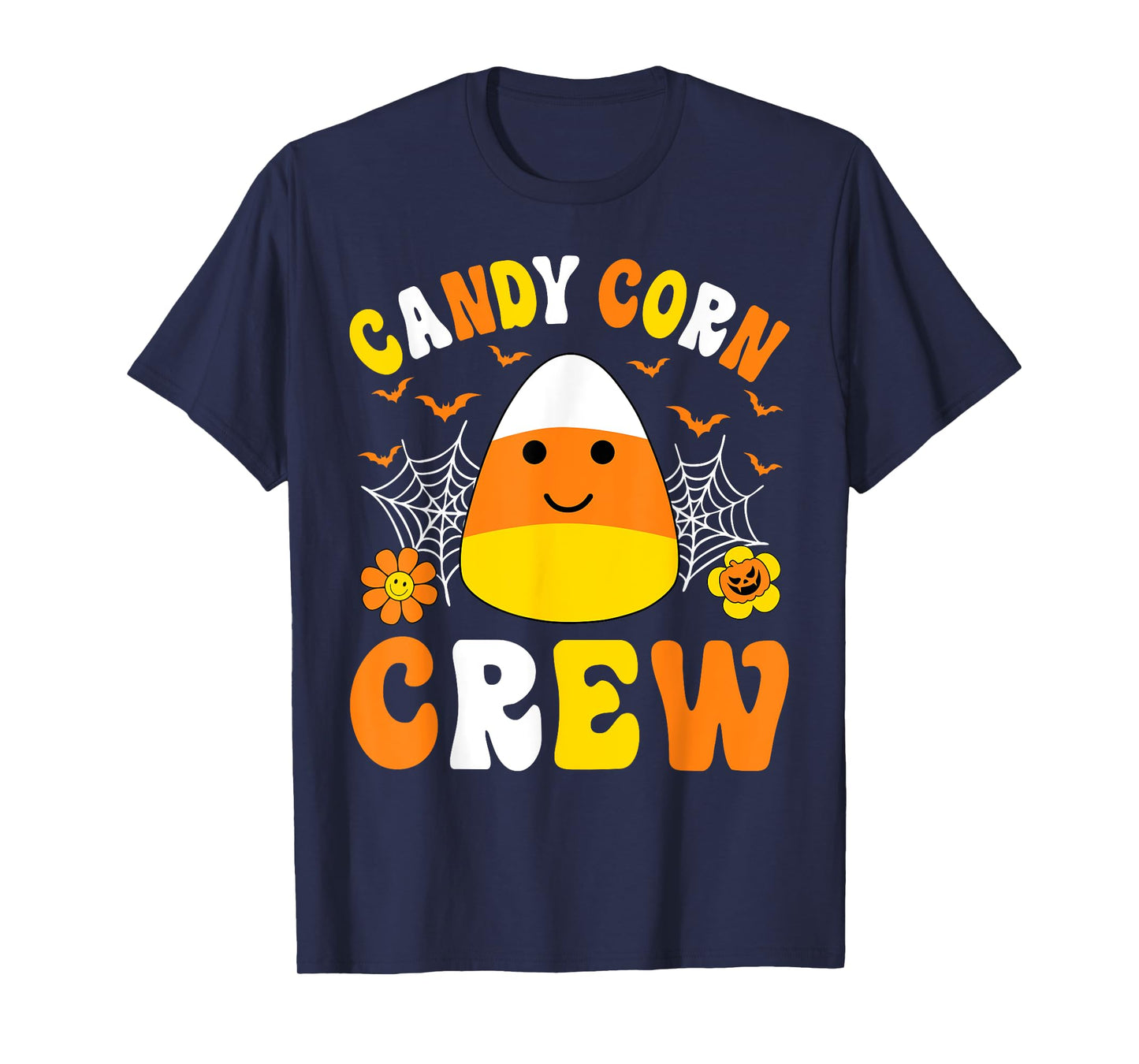 Cute Candy Corn Crew Squad Kids Boys Girls Halloween Costume T-Shirt