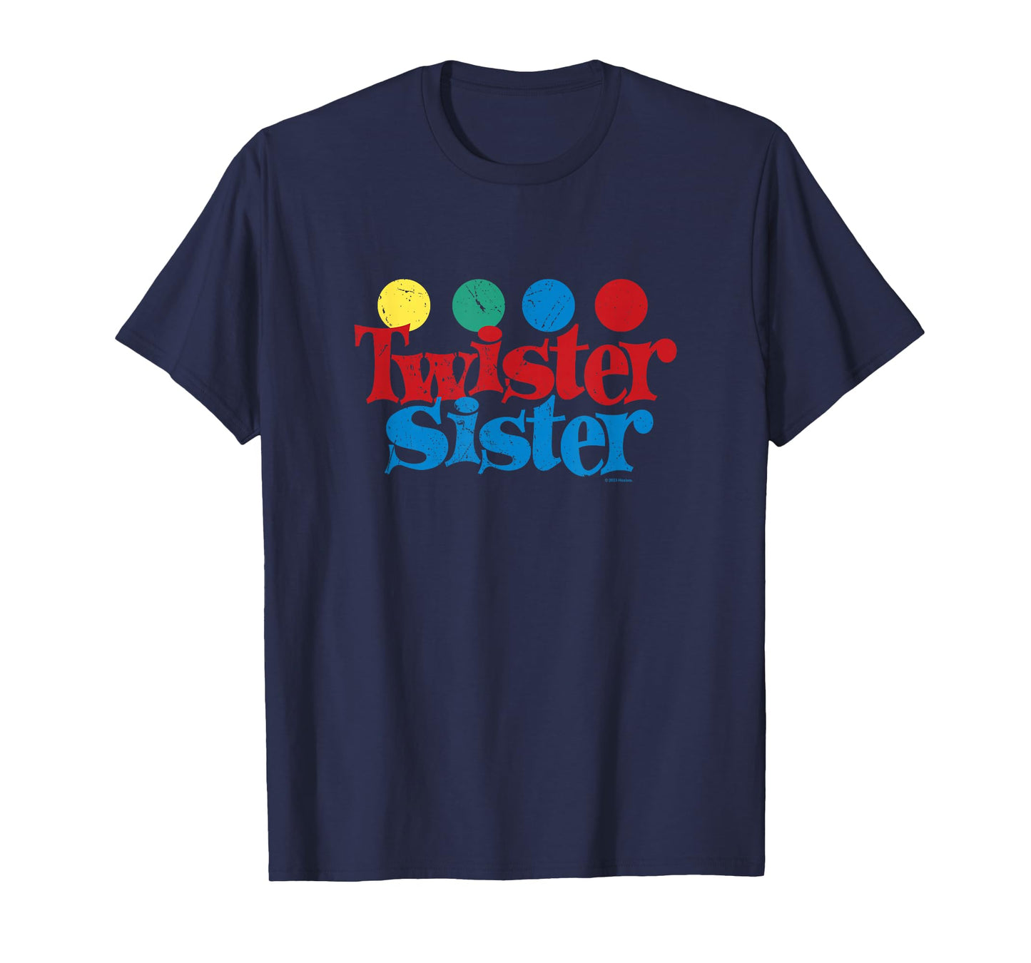 Twister Vintage Retro Twister Sister Classic Game Logo T-Shirt
