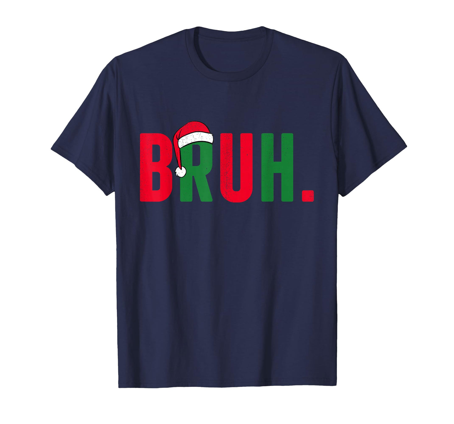 Bruh Christmas for Teen Boys Funny Meme Saying Bro Greeting T-Shirt