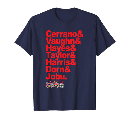 Major League Team Roster T-Shirt