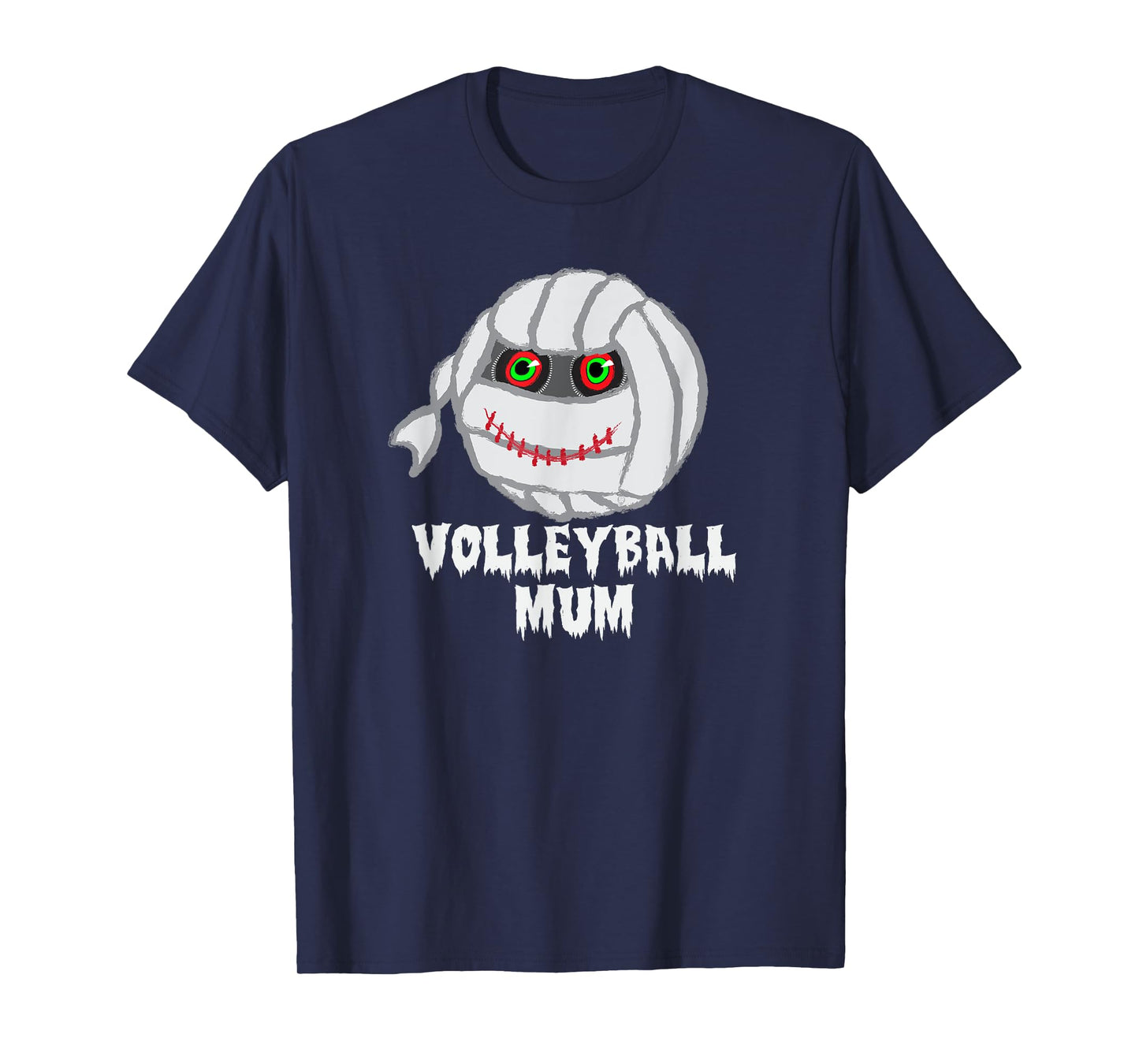Volleyball Mom Funny Mummy Halloween T-shirt T-Shirt