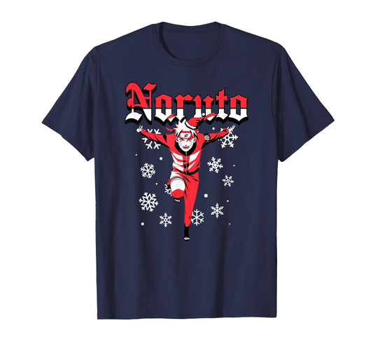 Naruto Shippuden Naruto Christmas Ninja Snowflakes Anime T-Shirt
