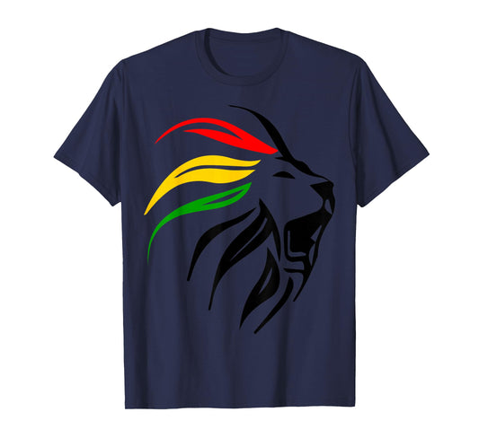 Rasta Lion Rastafari Colours Gift for Reggae Lover T-Shirt