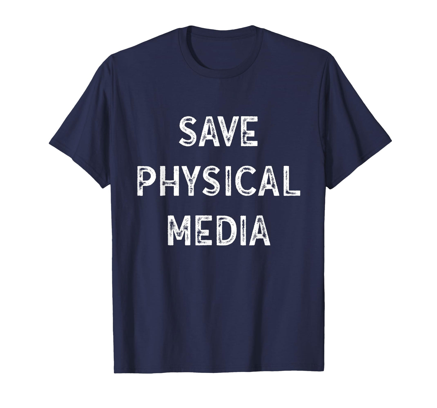 Save Physical Media - VHS CD DVD Blu-ray Vinyl Record T-Shirt