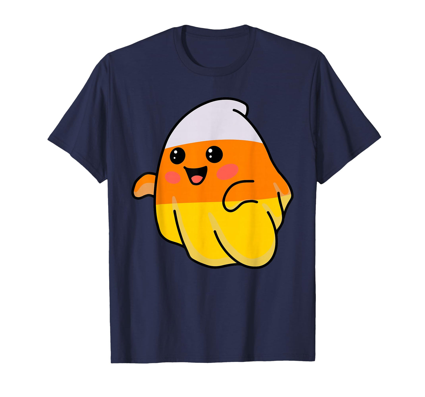 Candy Corn Ghost Costume Funny Lazy Halloween Cute Ghostie T-Shirt