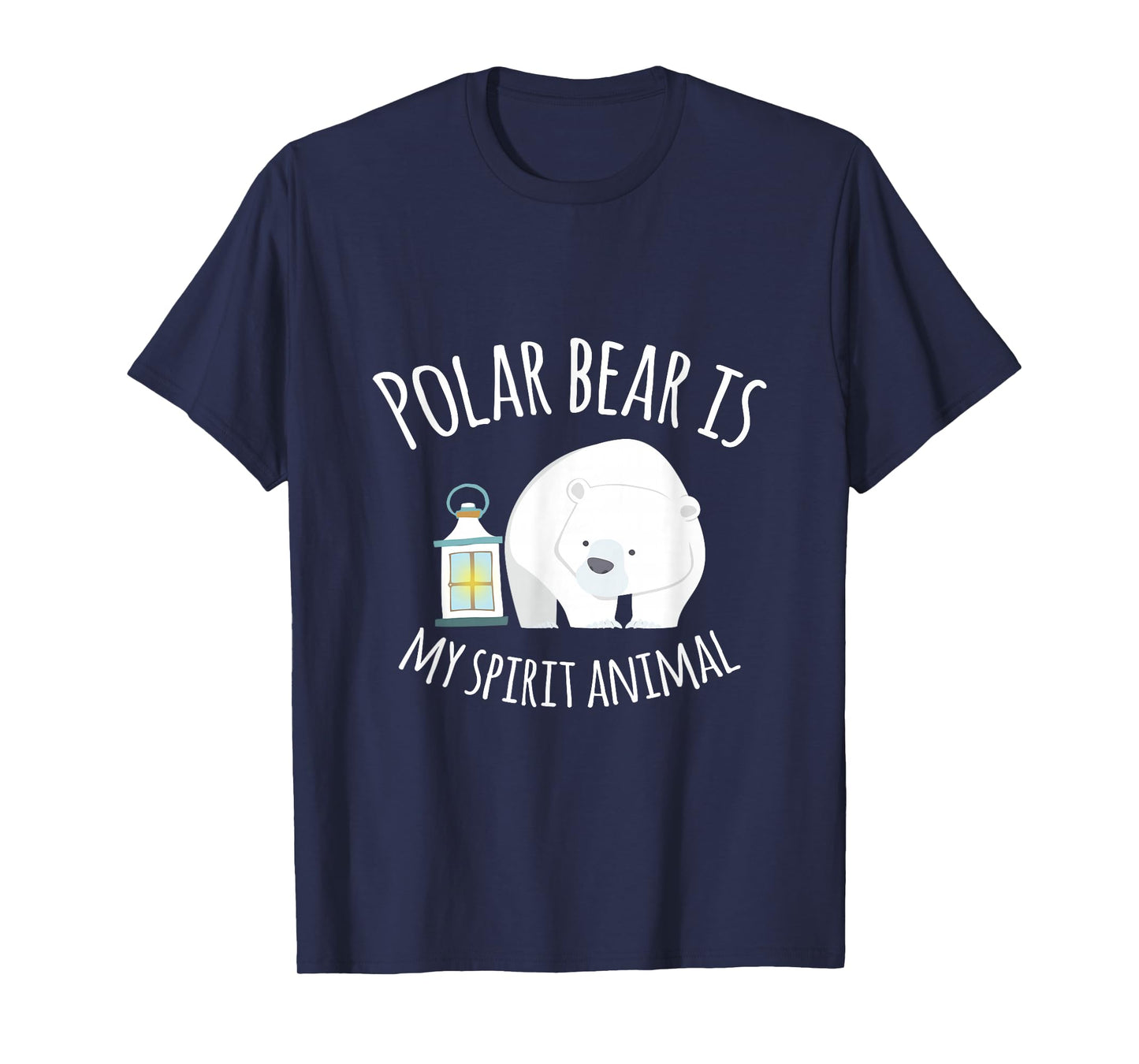 Polar Bear Is My Ghost Animal Funny Gift T-Shirt