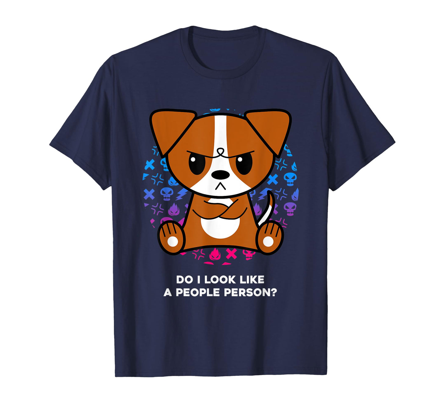 Do I Look Like A People Person Grumpy Jack Russell Terrier T-Shirt