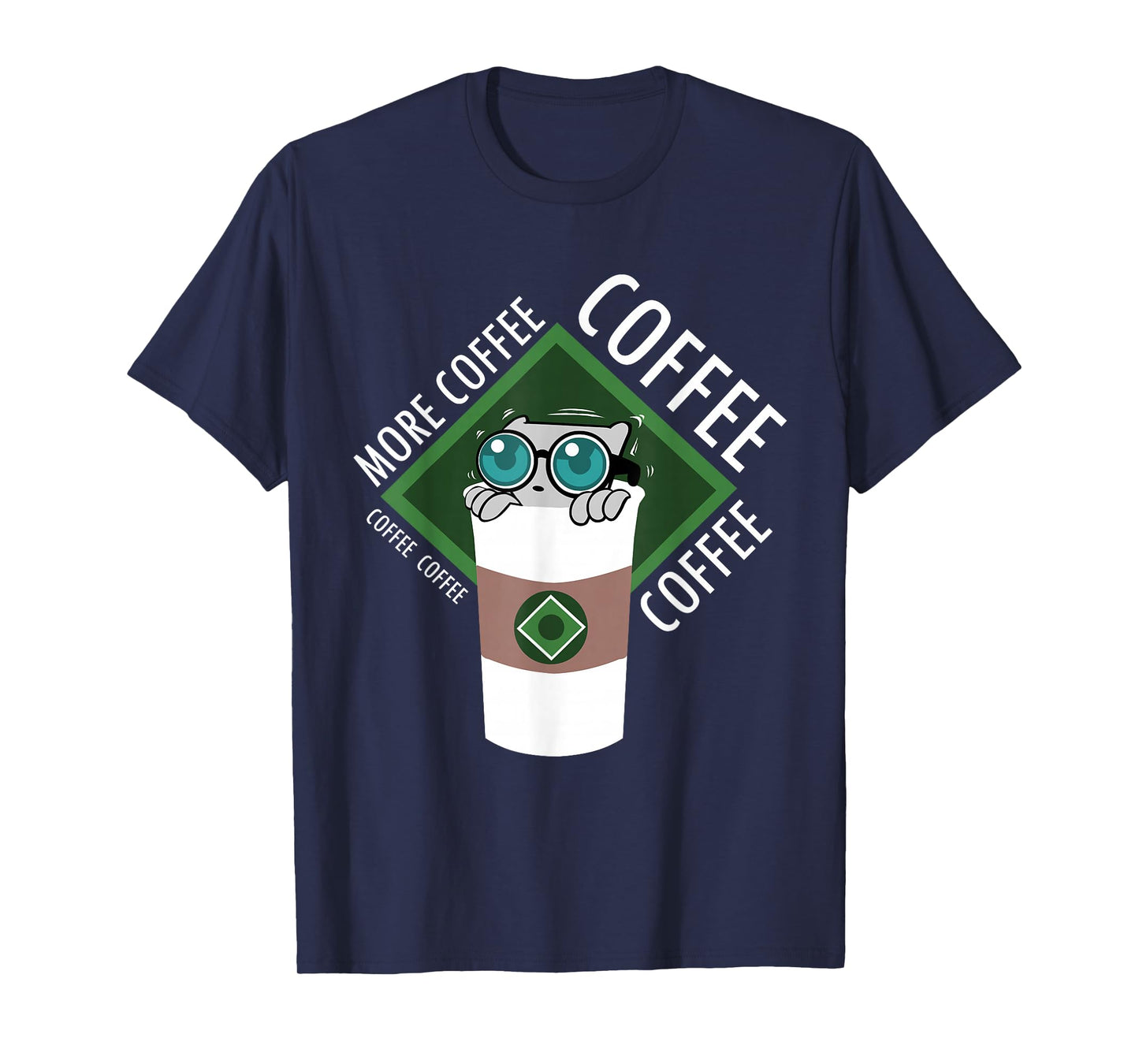 More Coffee! Mushroom-E T-Shirt