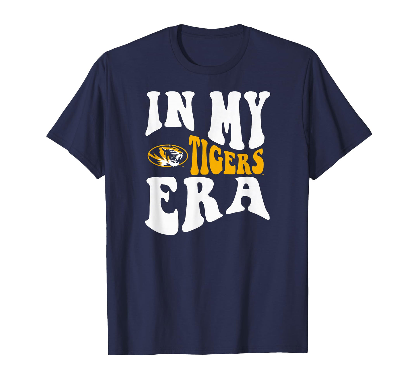 Missouri Tigers Era Black Officially Licensed T-Shirt