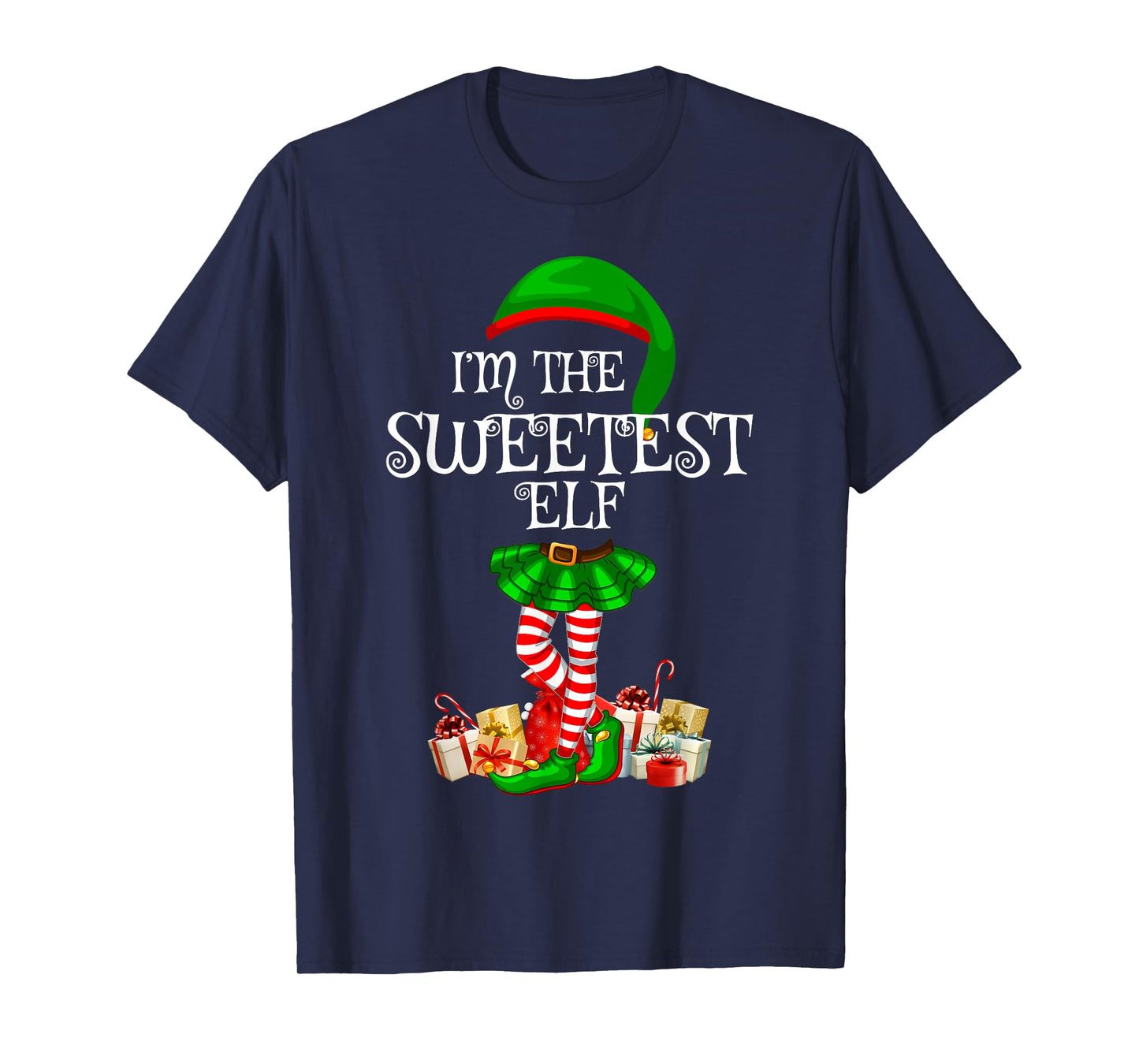 Matching Family Group I'm The Sweetest Elf Christmas T-Shirt