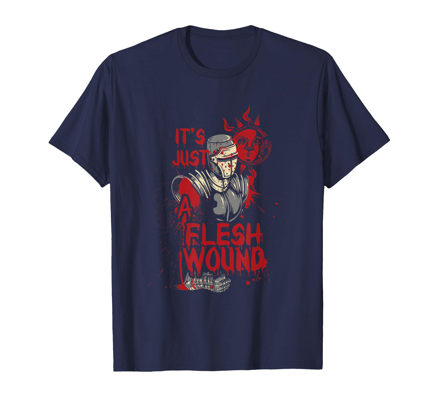 It's Just A Flesh Wound Funny Halloween T-shirt T-Shirt