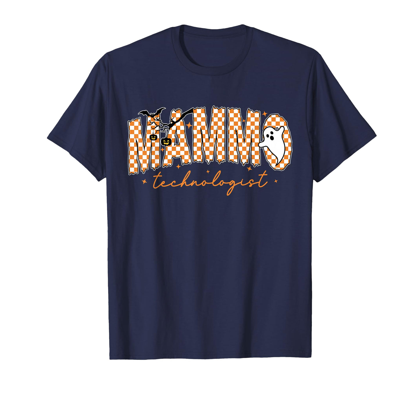 Mammo Technologist Halloween Ghost Mammographer Xray Spooky T-Shirt