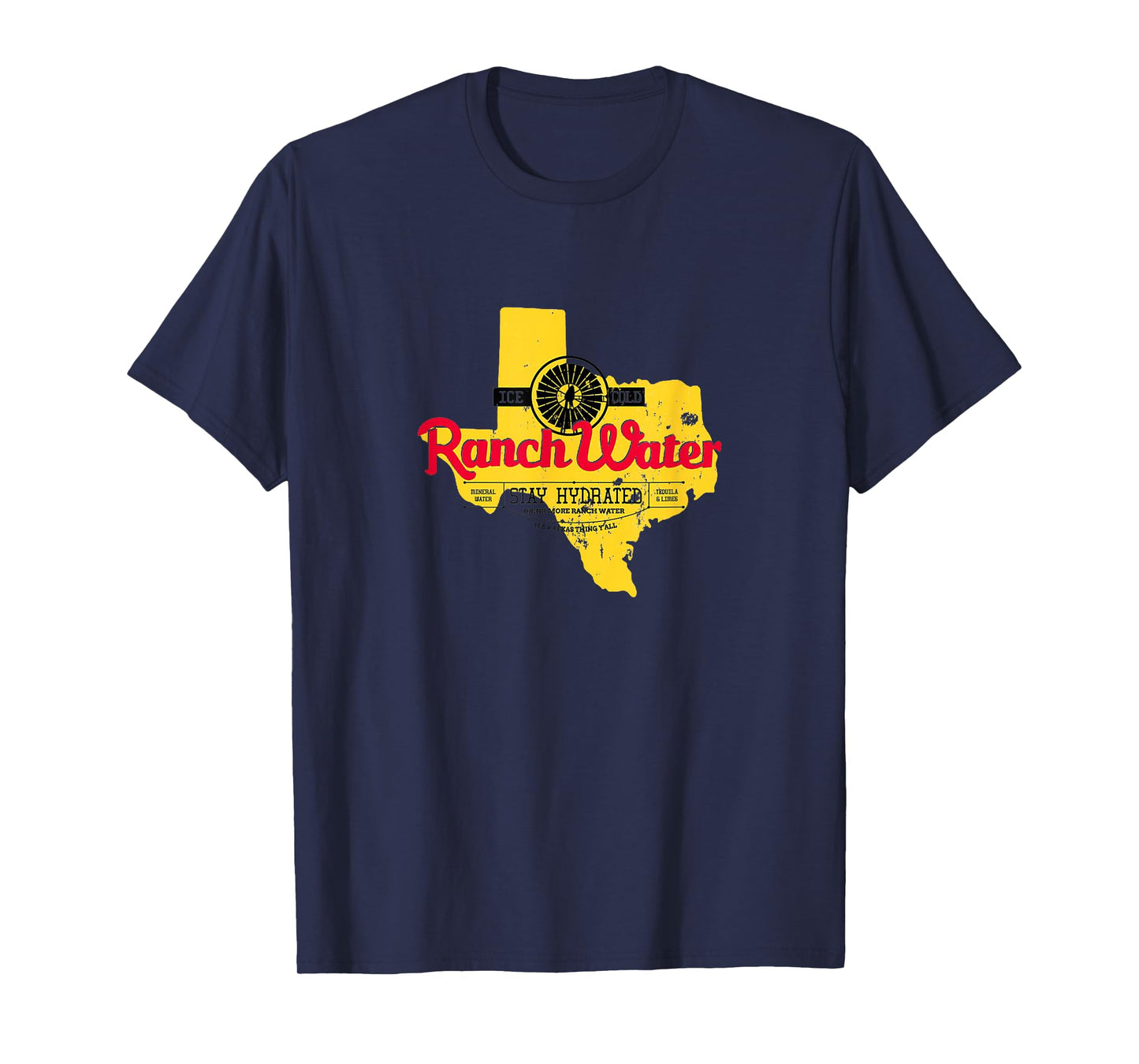 Drink Water Ranch Proud Vintage Texas Pride T-Shirt