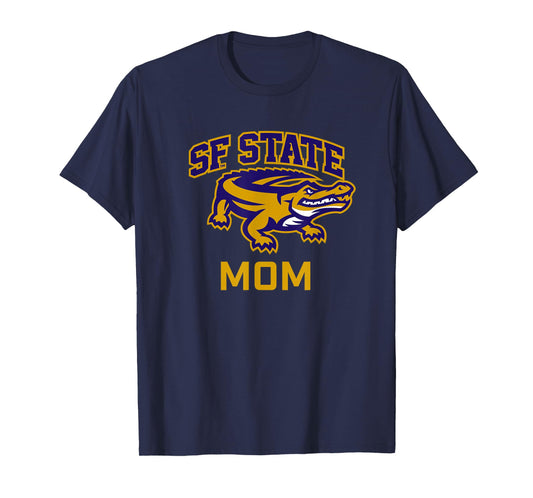 San Francisco State SFSU Gators Arched Mom T-Shirt