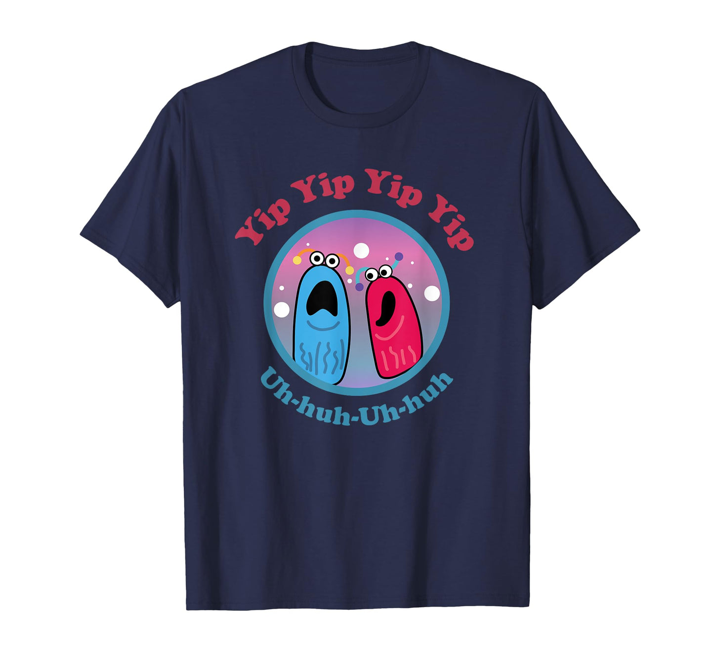 Yip Yip Yip Yip Uh Huh Uh Huh Funny Apparel T-Shirt