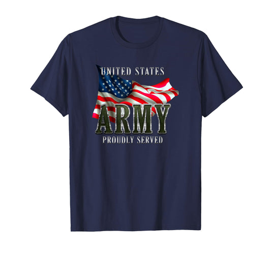 U.S. Army Proudly Served T-Shirt