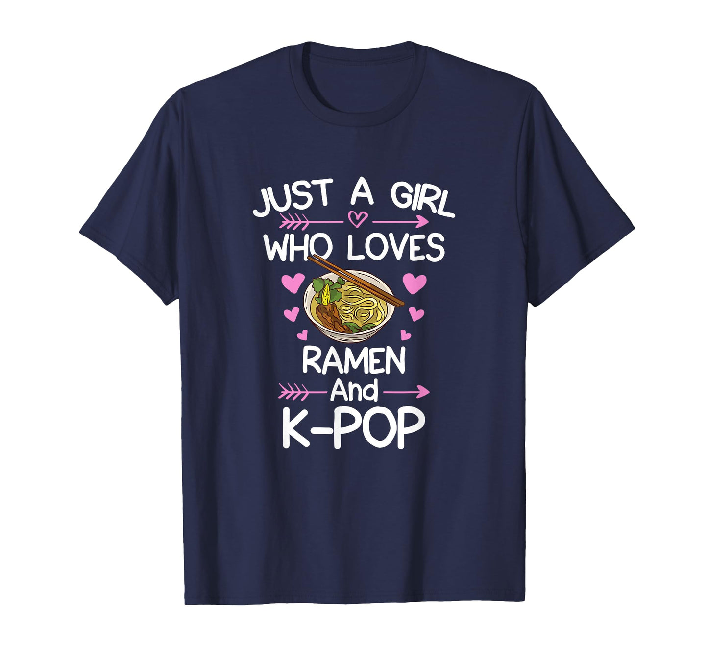 Ramen And K-Pop Anime for Teen Girls T-Shirt