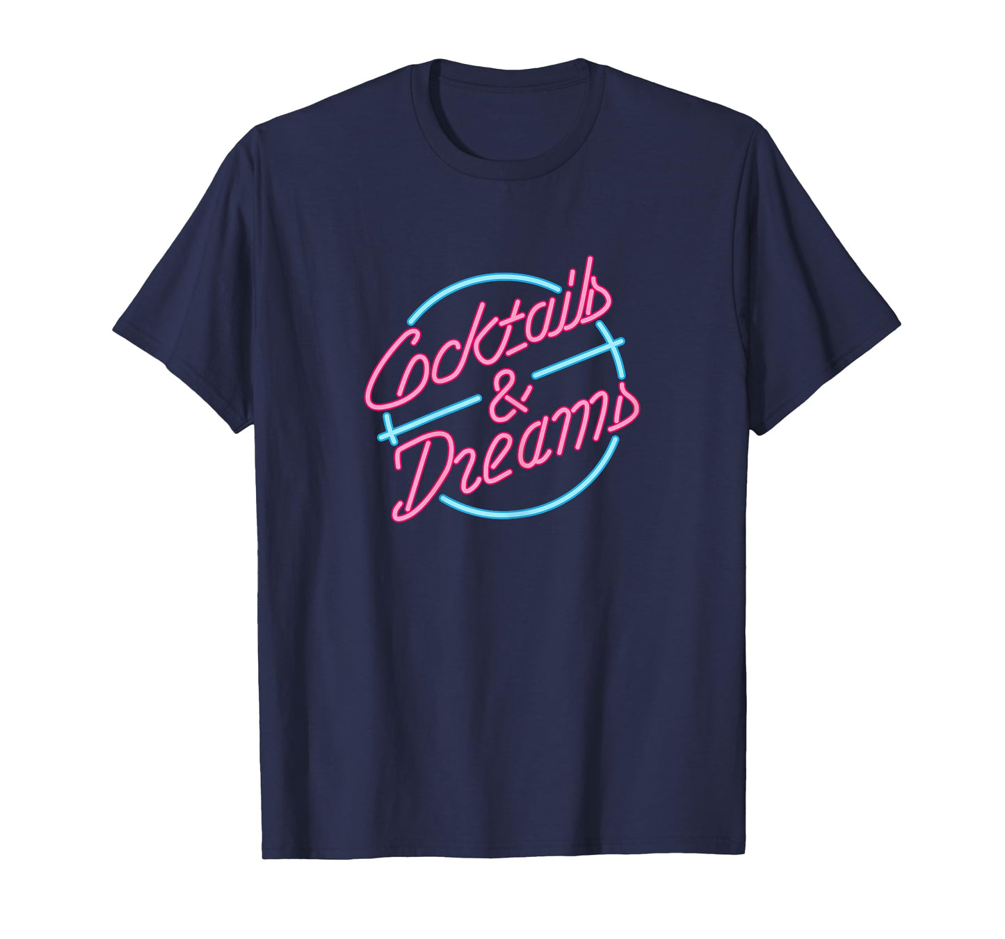 Ladies Designer t-Shirt Cocktails & Dreams Shirt T-Shirt