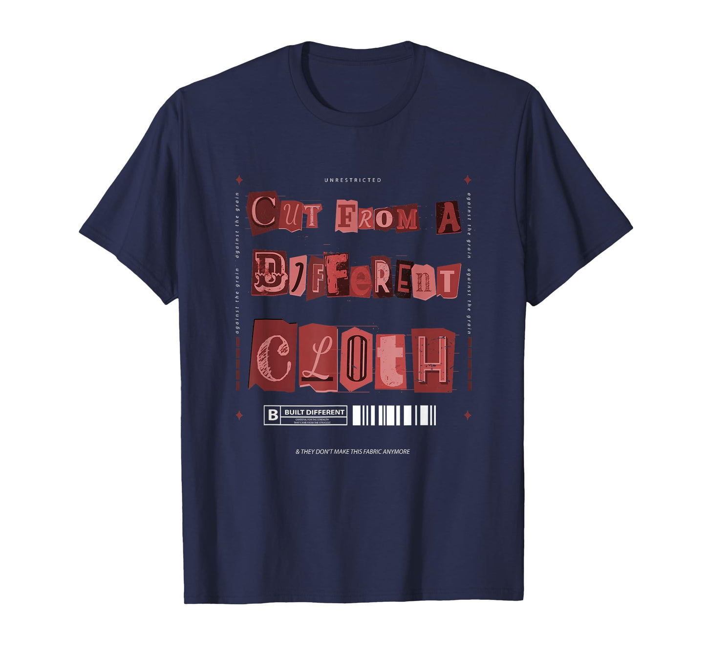 Maroon Burgundy Cut from A Different Cloth Maroon Graphic T-Shirt