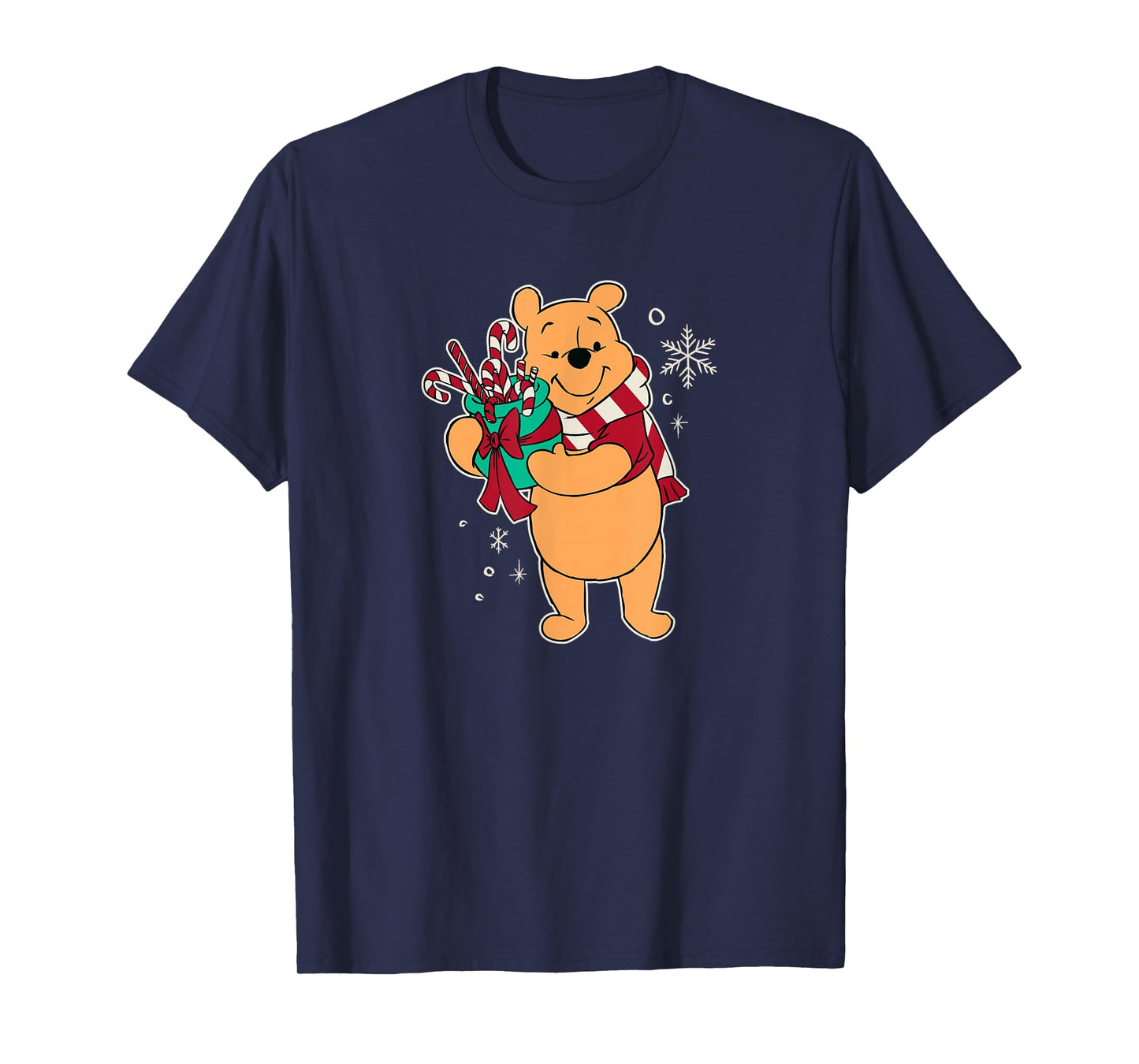 Disney - Holiday Pooh Bear loves Candy Canes T-Shirt