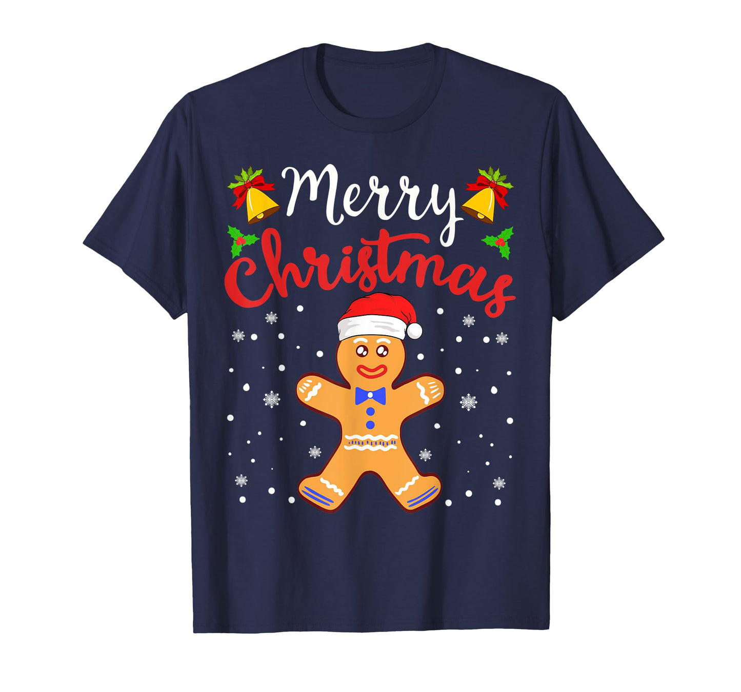 Gingerbread Cookie House Santa Collection T-Shirt