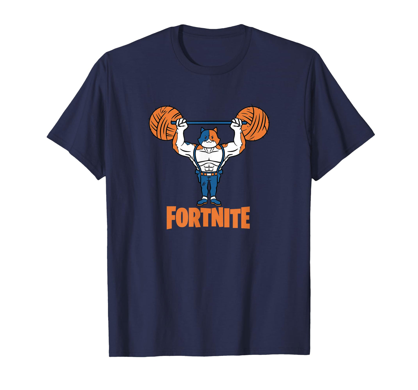 Fortnite Yarn Lifter Orange Text T-Shirt