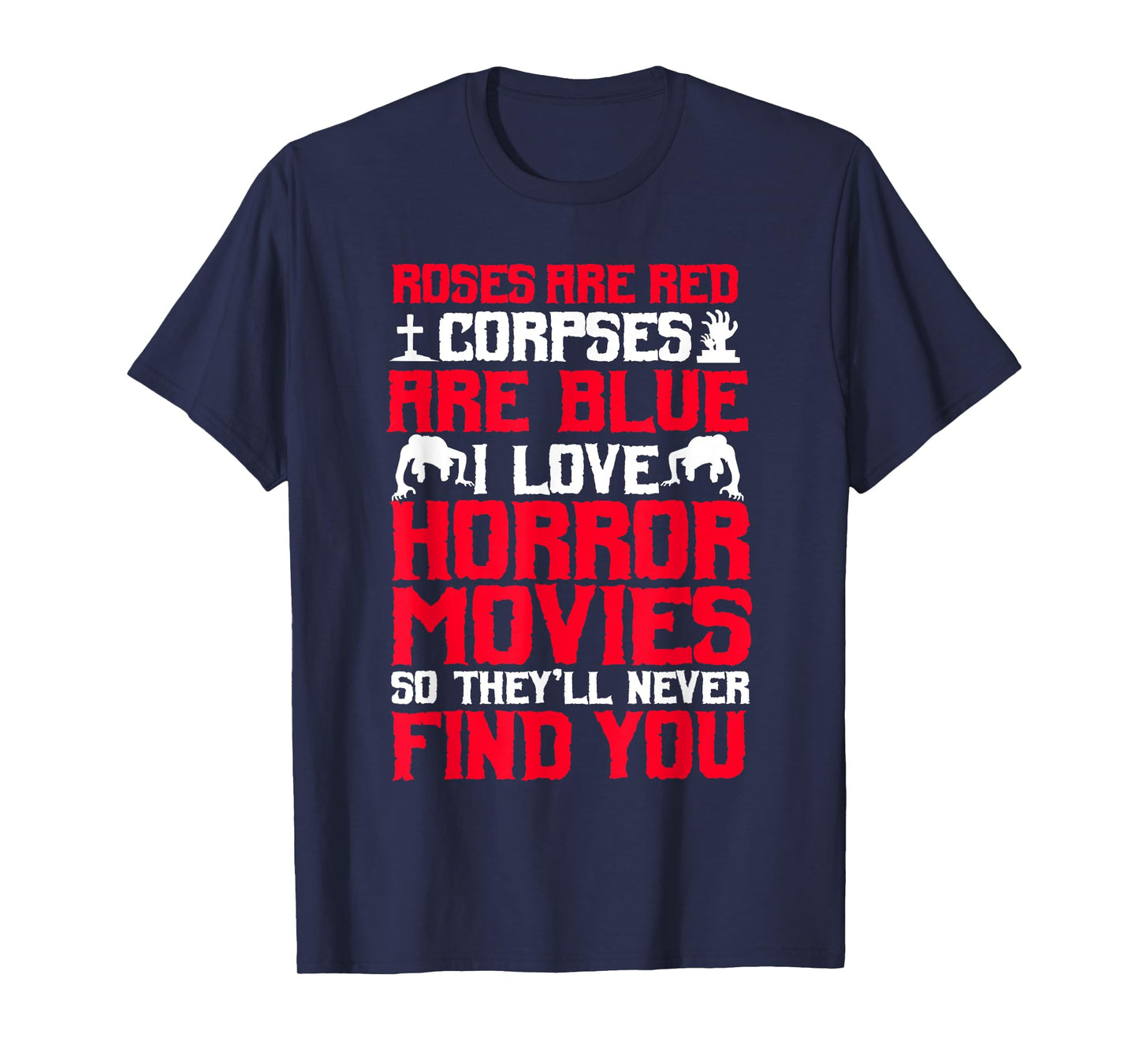 Horror Movies Thriller Halloween Fans Scary Film Lovers T-Shirt