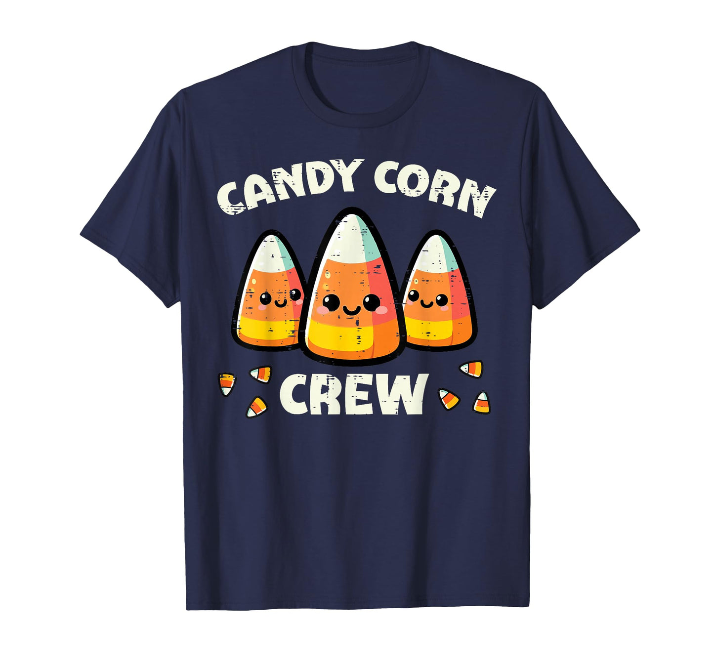 Halloween Candy Corn Crew Matching Costume Kids Men Women T-Shirt