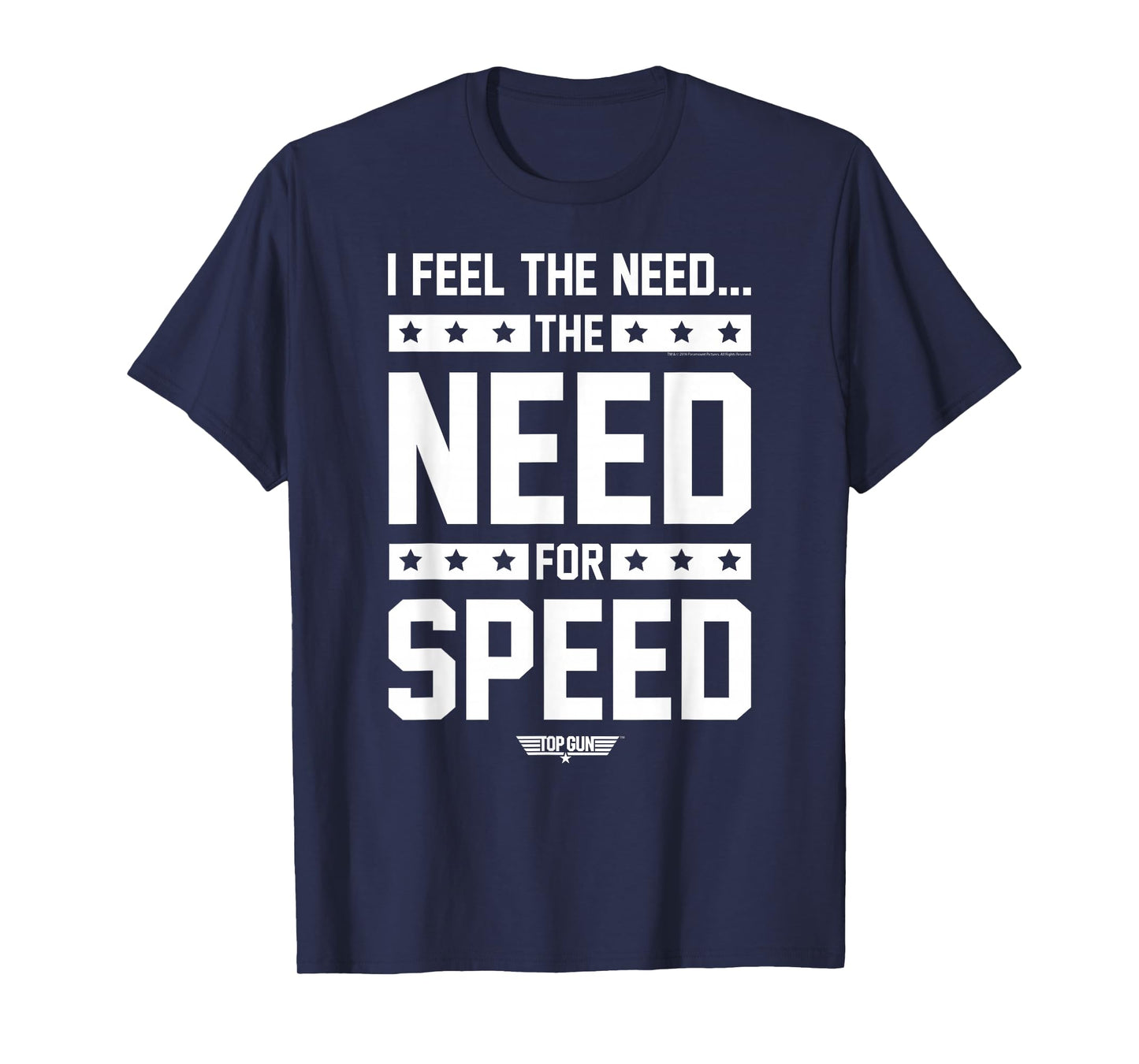 Top Gun The Need for Speed Type Retro 80's Action Movie T-Shirt