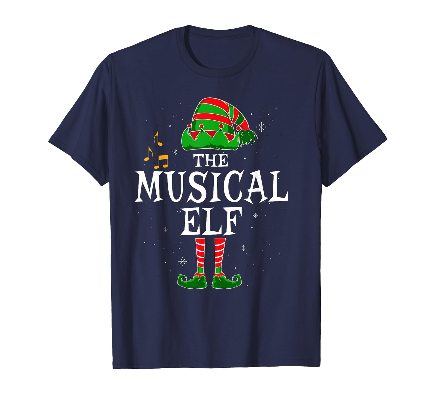 The Musical Elf Group Matching Family Christmas Music Funny T-Shirt