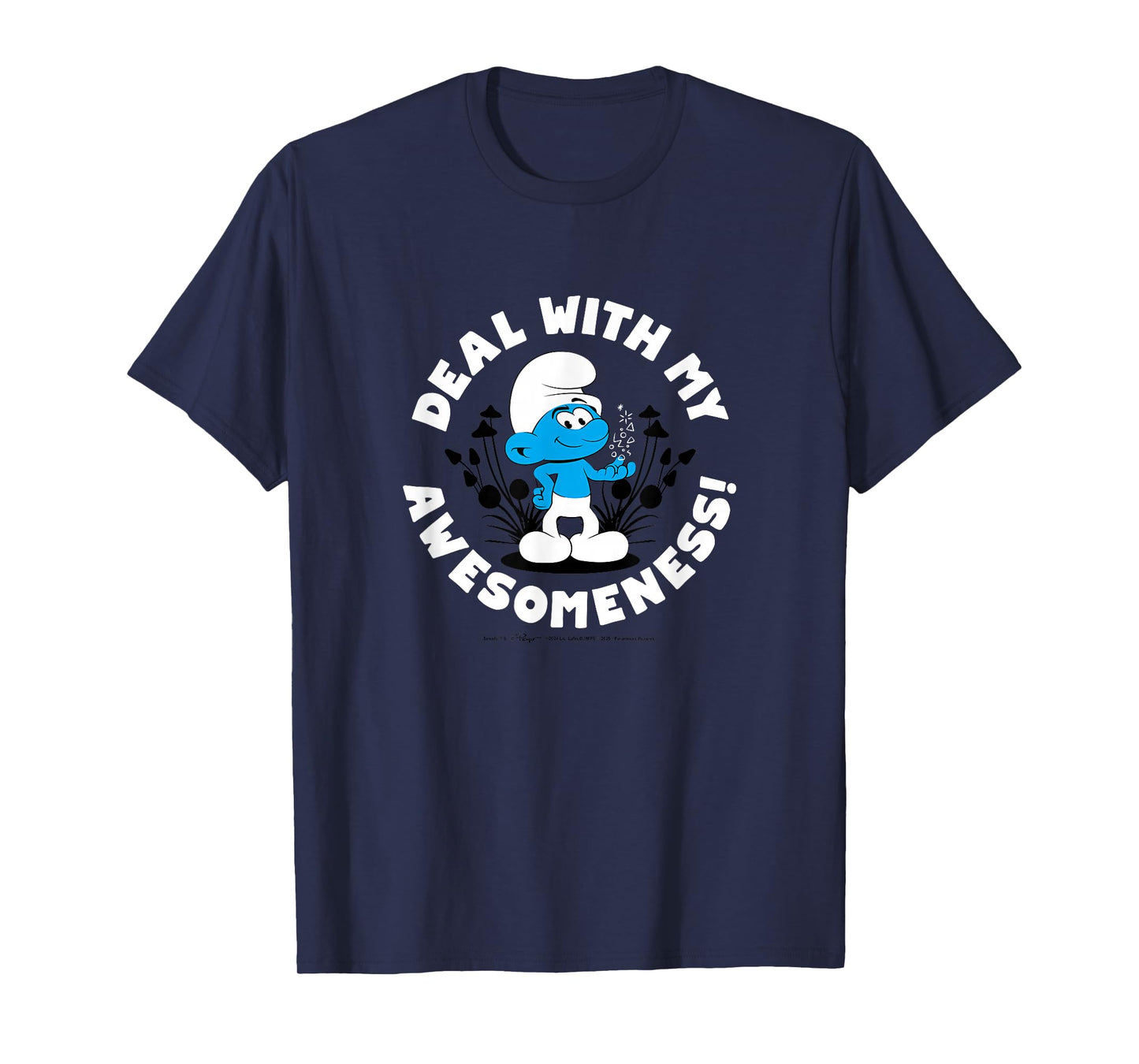 The Smurfs Movie - No Name Deal With My Awesomeness T-Shirt