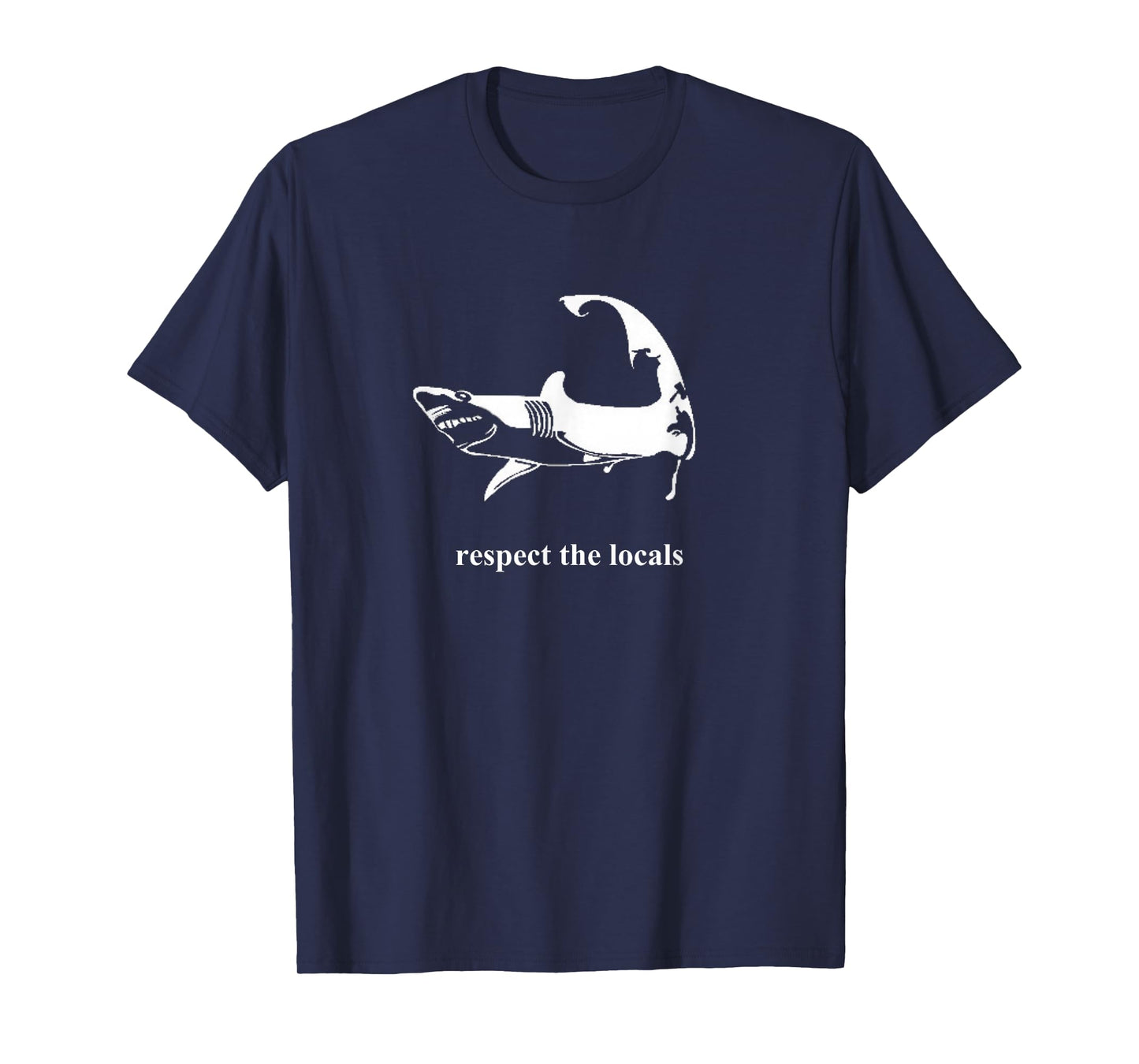 Cape Cod Shark Respect The Locals T-Shirt T-Shirt