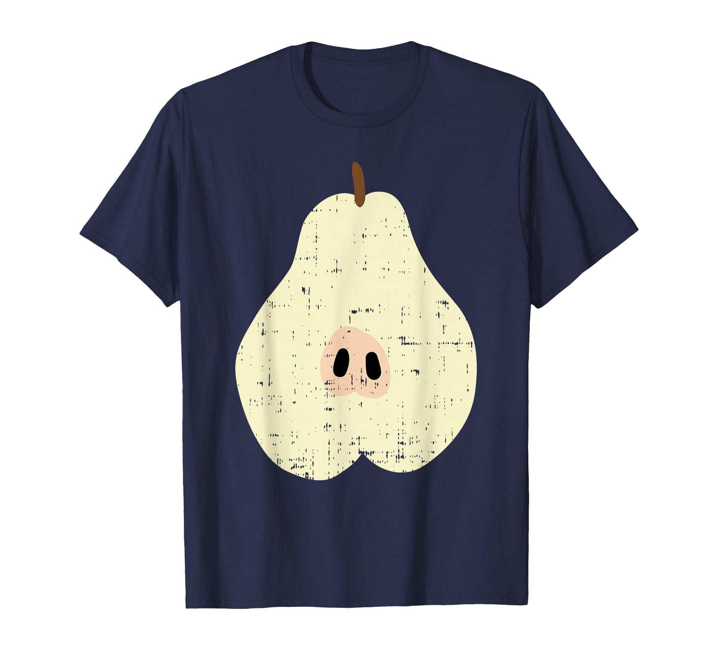 Pear Funny Fruit Food Lazy DIY Easy Halloween Costume T-Shirt