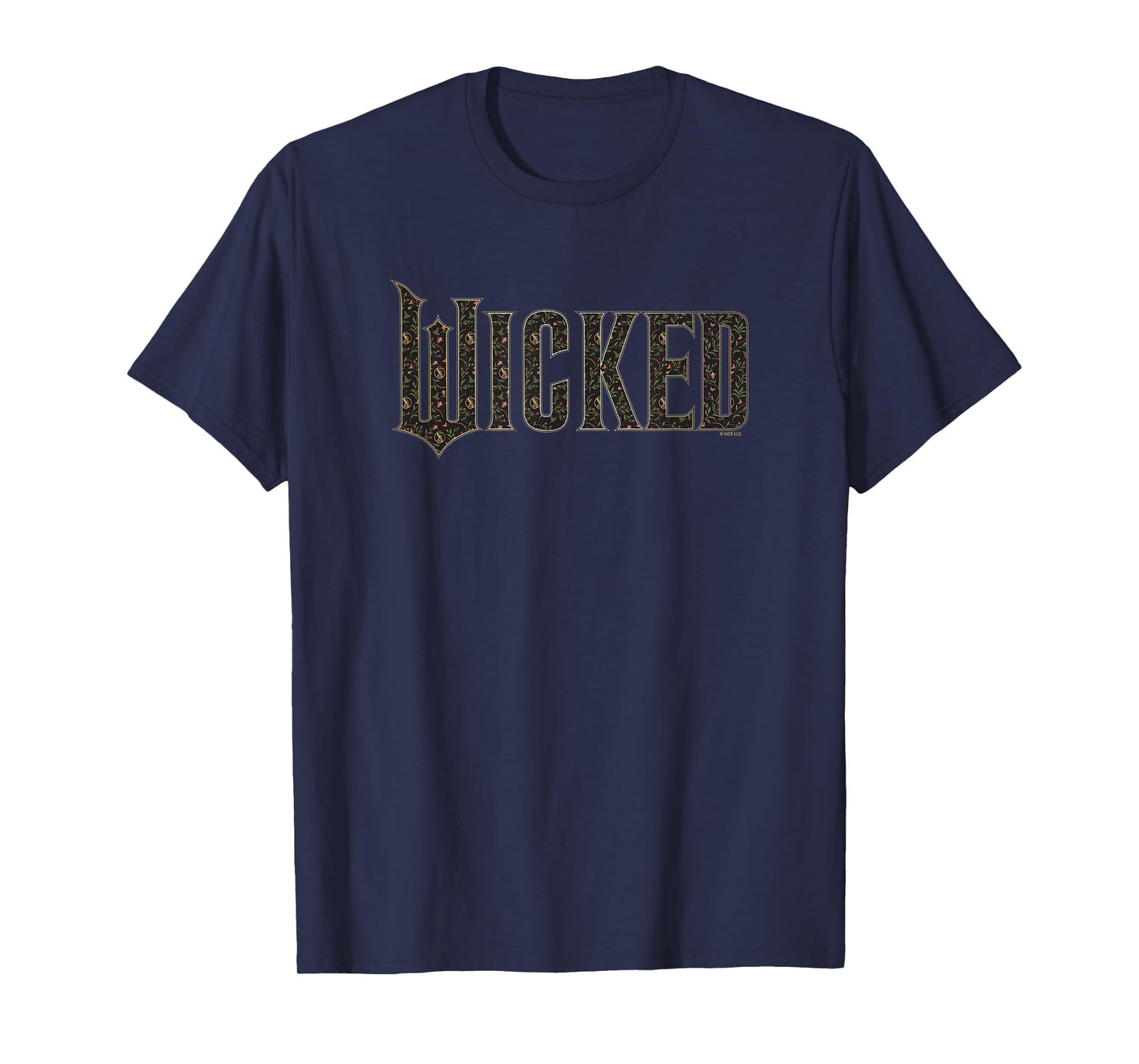 Wicked Movie Floral Logo T-Shirt