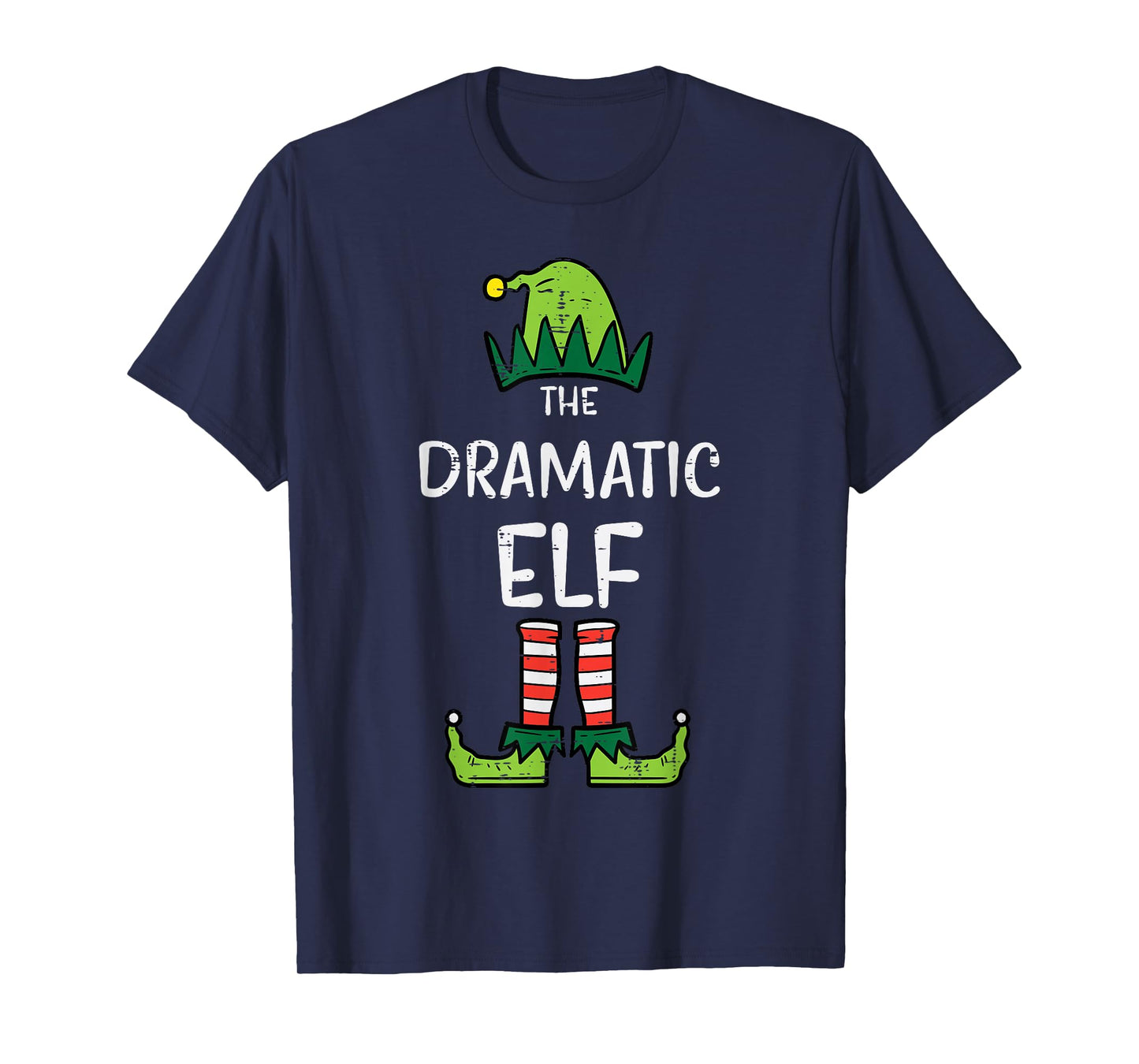 Dramatic Elf Xmas Matching Christmas For Family T-Shirt