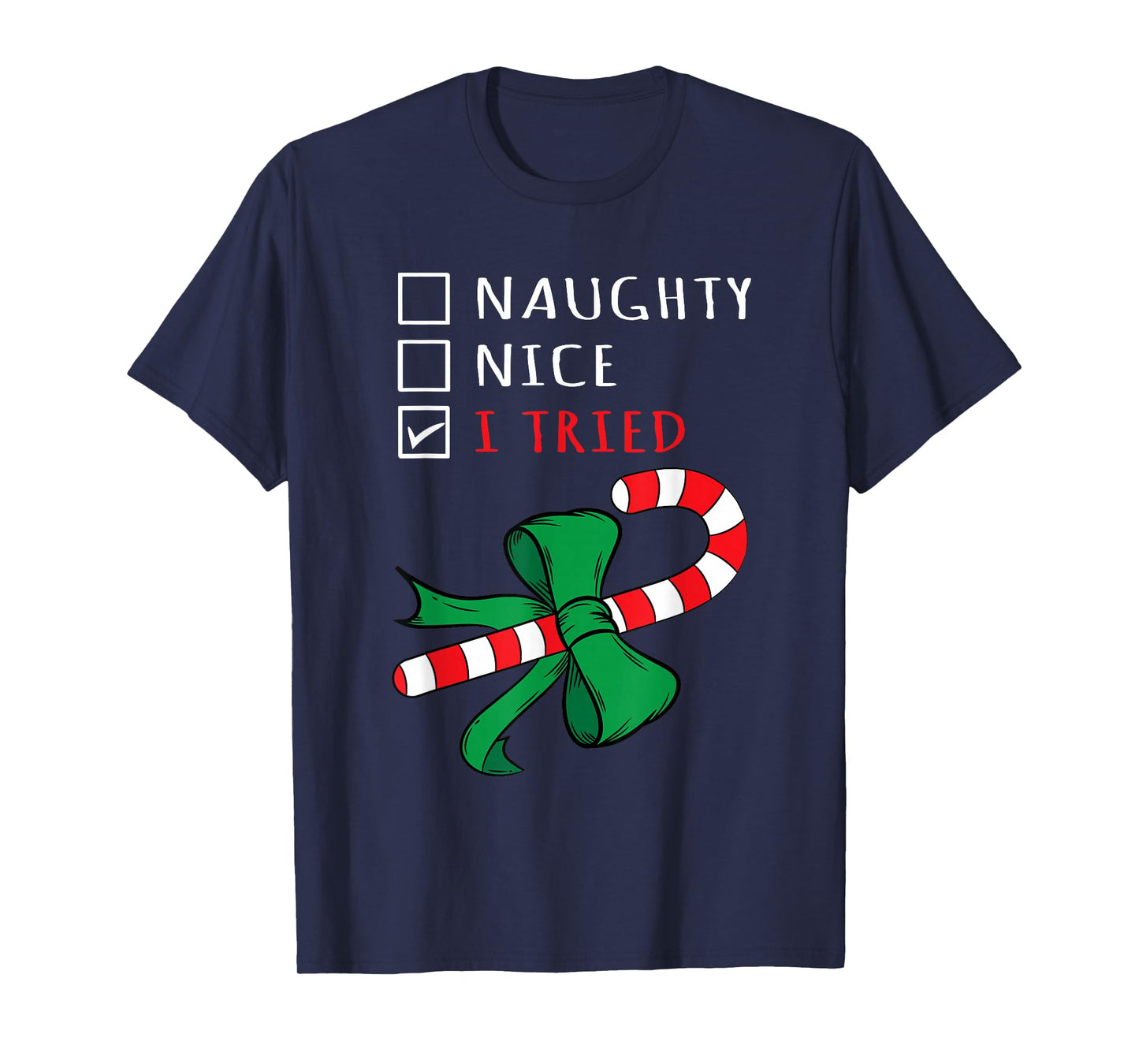 Christmas Candy Cane Design - I have it with a T-Shirt