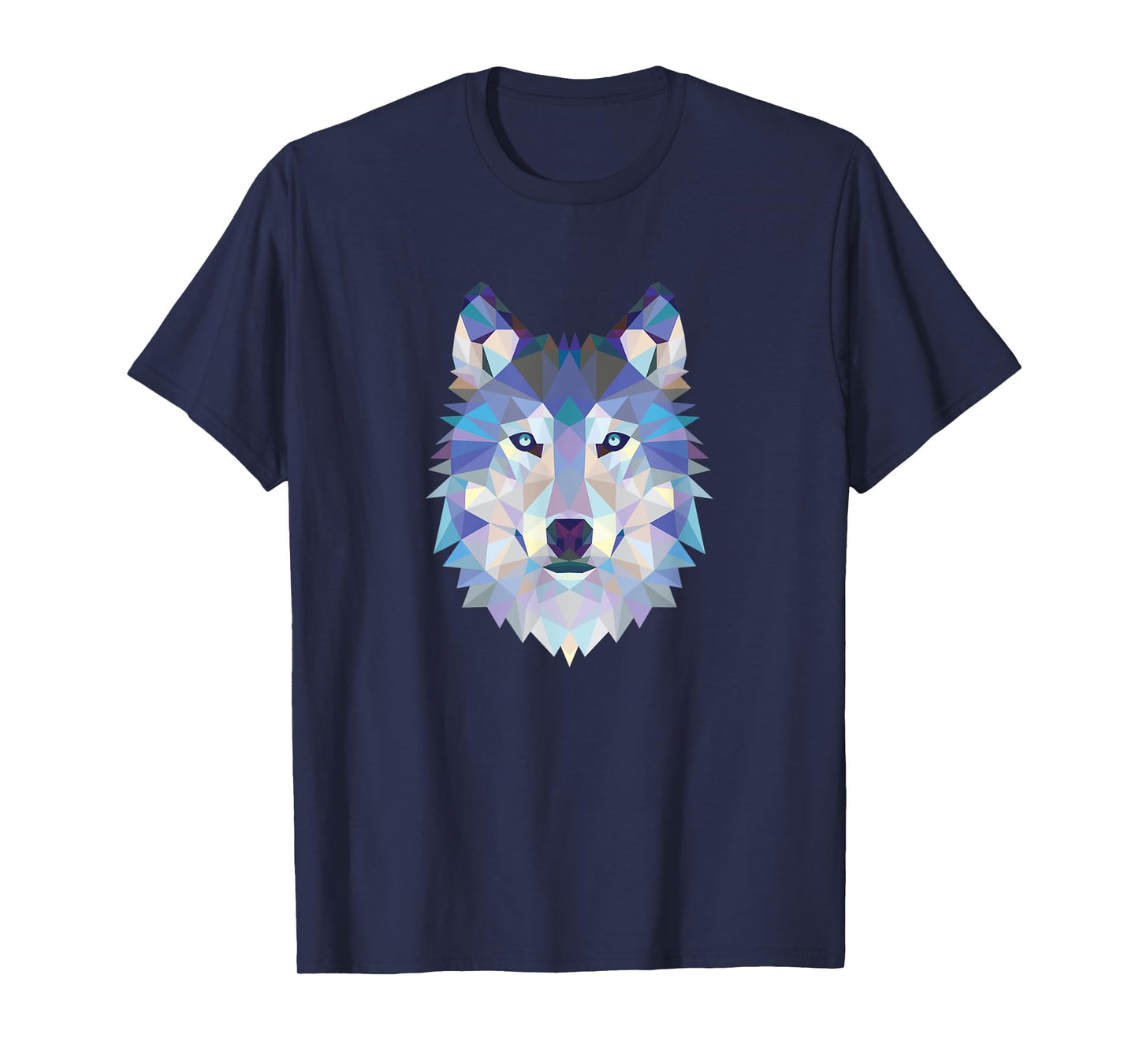Wolf Wild Geometric Art Spirit Animal Gift for Wolves Fan T-Shirt