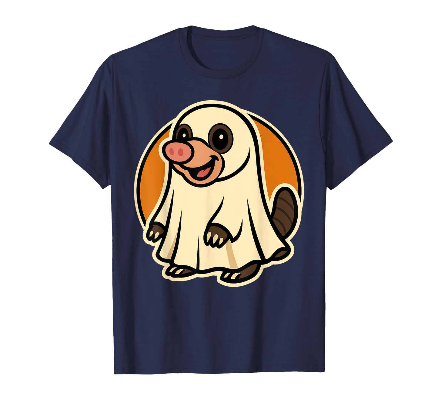 Funny Mole in Ghost Costume for Kids, Boys, Girls Halloween T-Shirt