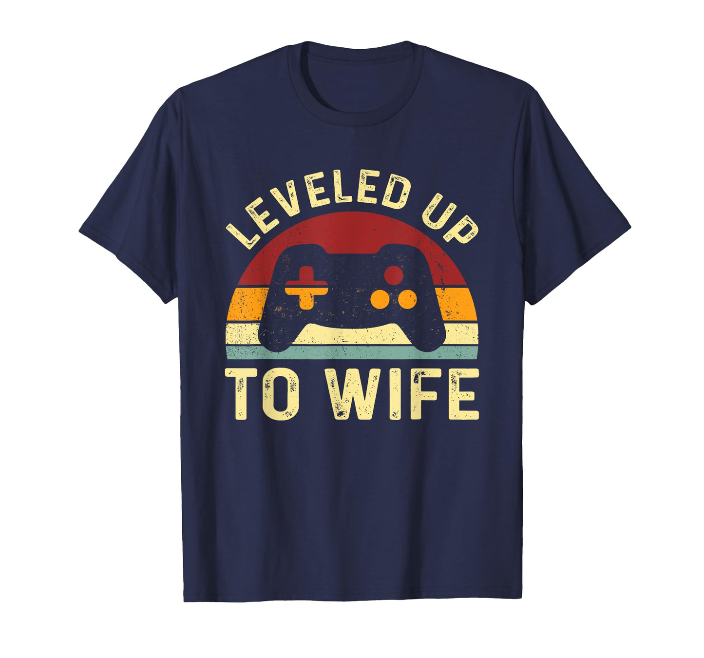 Leveled up To Wife - Newlywed Bride - Just Married Couple T-Shirt