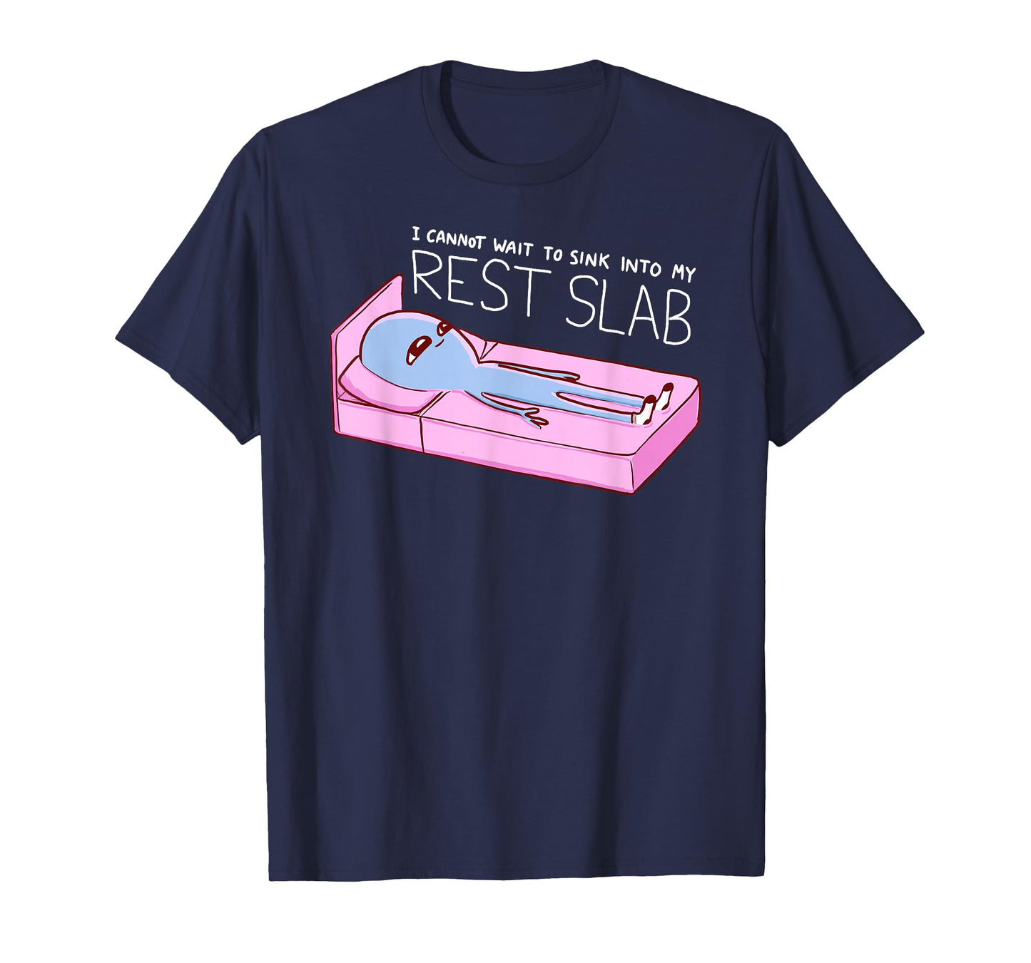 Threadless Nathan W. Pyle Strange Planet Rest Slab Graphic T-Shirt