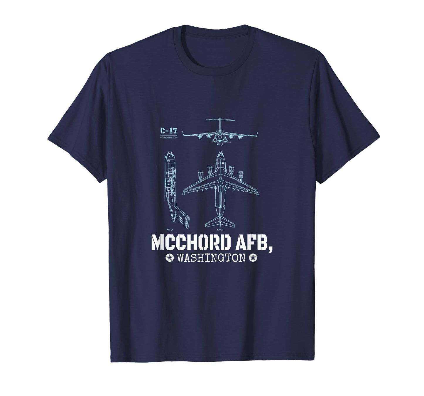 McChord AFB Tees: C-17 Cargo Plane, McChord AFB T-shirt T-Shirt