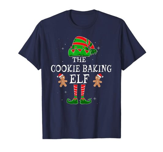 The Cookie Baking Elf Group Matching Family Christmas Funny T-Shirt