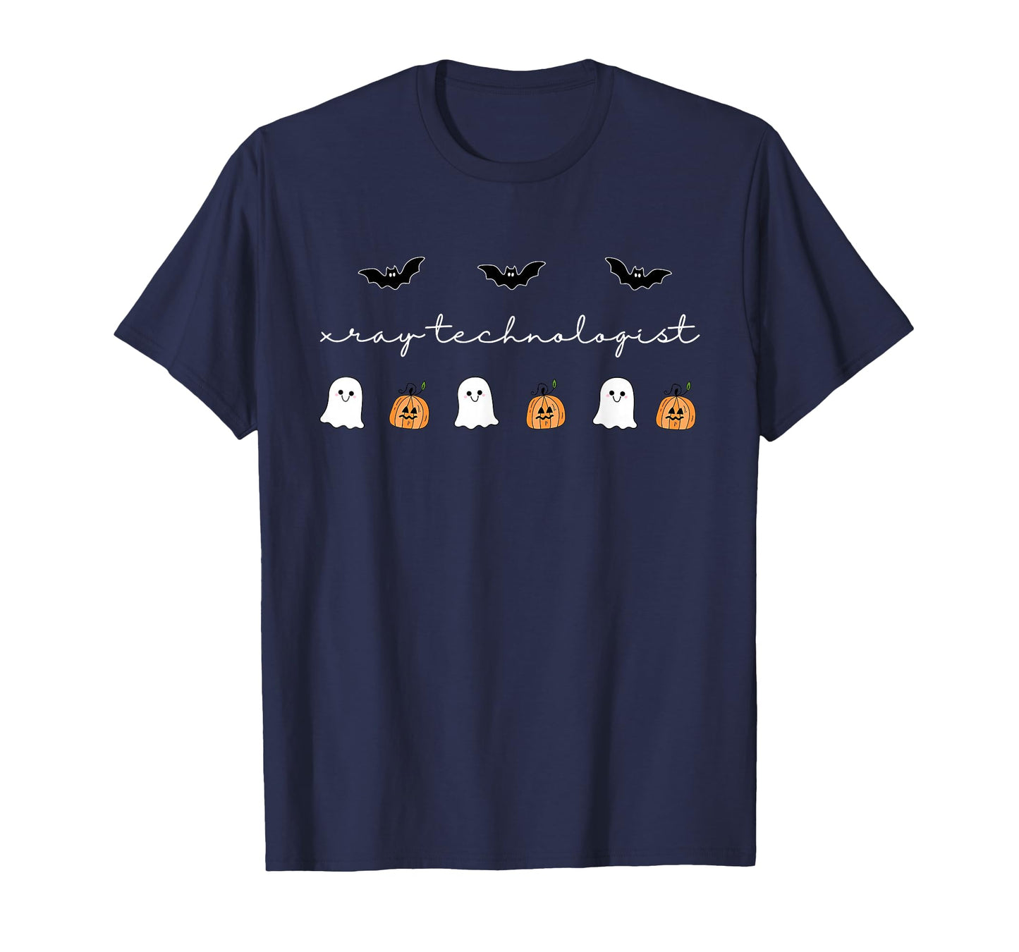 Funny X-ray Tech Ghosts Boo Sheet Radiology Spooky Halloween T-Shirt